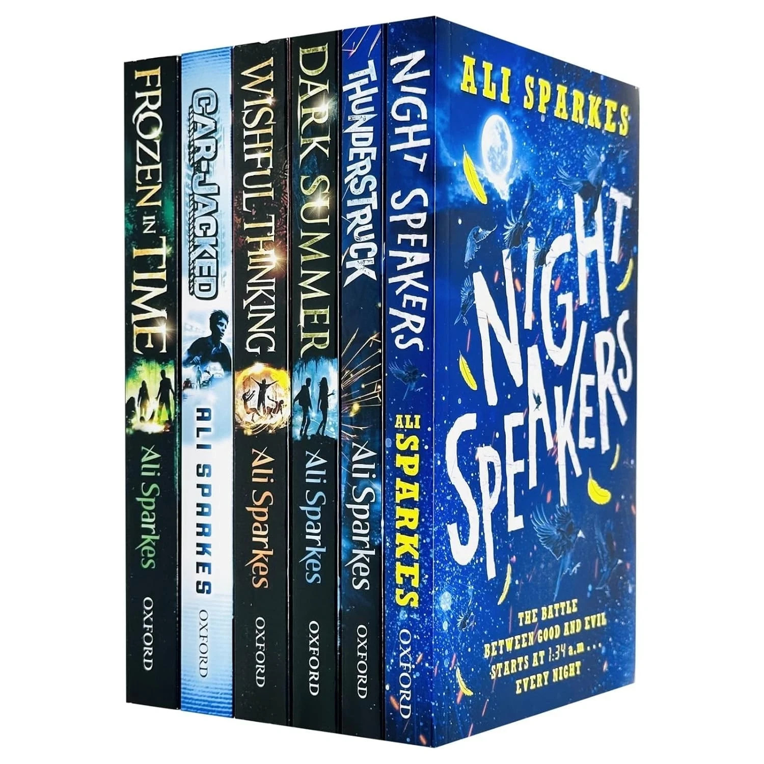 Ali Sparkes Collection 6 Books Set Night speakers,Thunderstruck,Frozen in Time