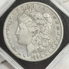 1890-CC Morgan Dollar $1 CARSON CITY 90% Silver One US Coin KEY DATE WOW!