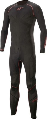 Alpinestars Ride Tech Lite Motorradanzug, schwarz-rot, Herren, Größe M-L