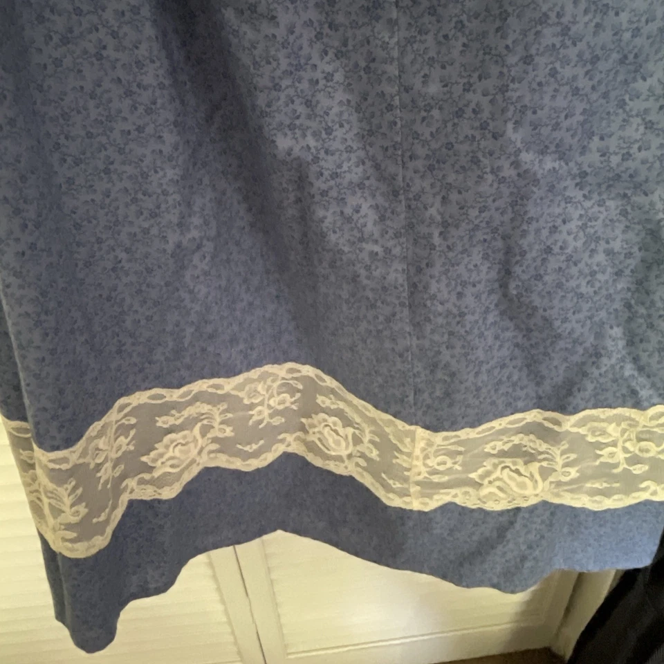 Handmade Colonial Dress 3-Piece Women Pioneer Costume Modest Prairie Small - Image 2 of 4