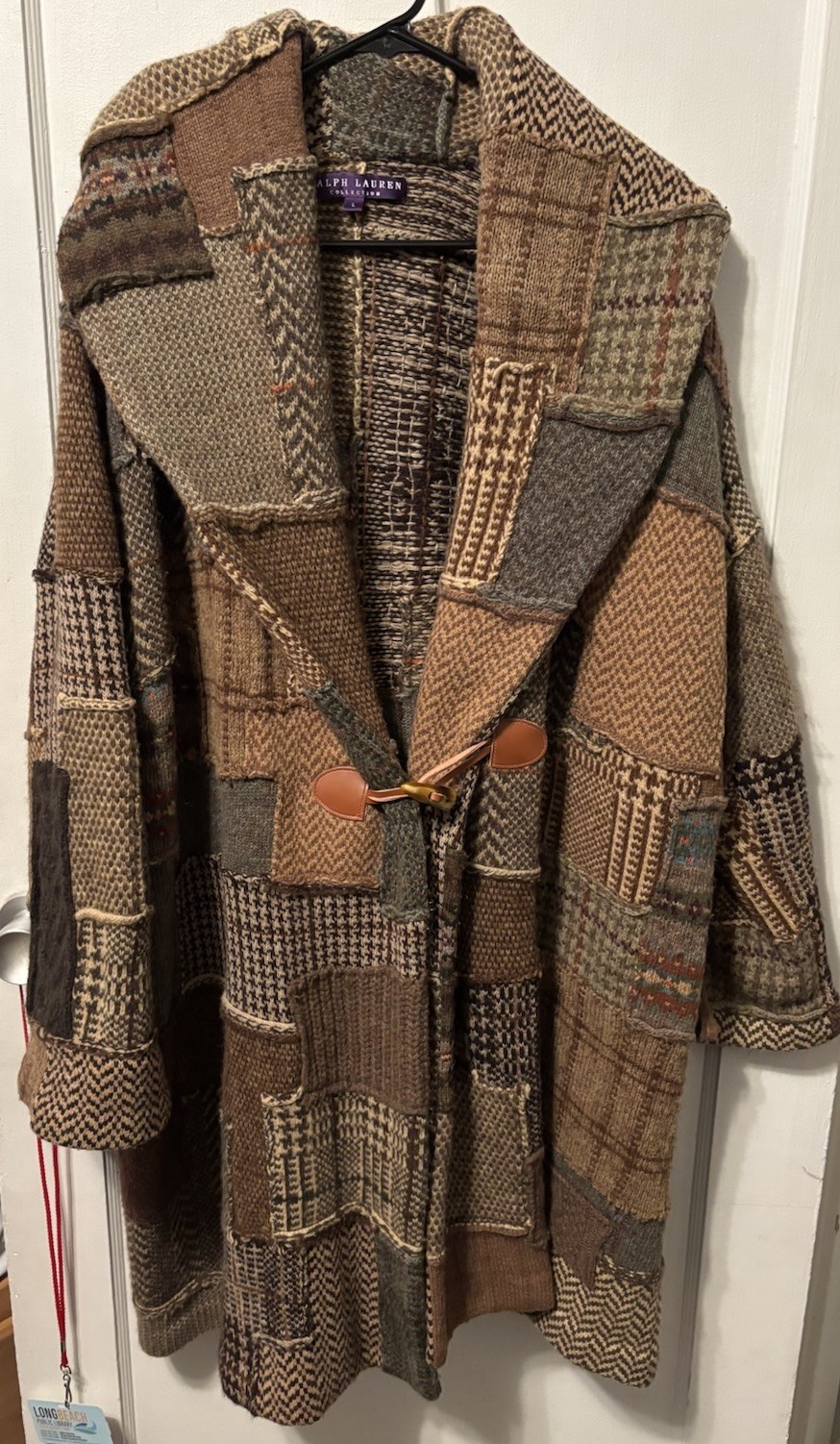 Ralph Lauren Collection Large Patchwork Heavy Swe… - image 1