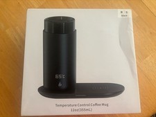 Temperature Control Heated Coffee Mug Self Heating App 12 Oz W/ Phone Charger