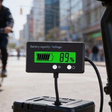 12V/24V/36/48V Battery Status Charge LCD Digital Indicator Monitor Meter Gauge