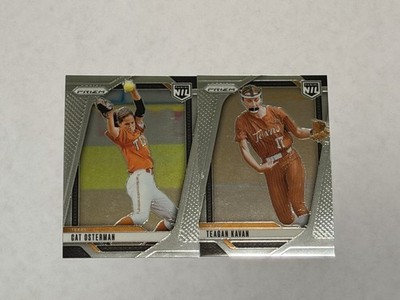 2025 Texas Longhorn NIL Teagan Kavan Cat Osterman Softball Prizm Card Set