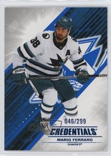 2024-25 Upper Deck Credentials Blue 46/299 Mario Ferraro #17 u8k