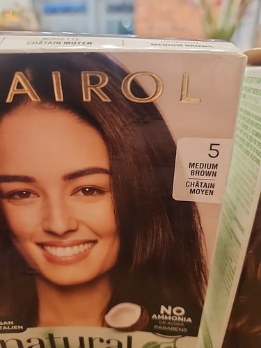 (3) Clairol Natural Instincts Vegan Hair Color # 5 MEDIUM BROWN FREE SHIPPING - Picture 2 of 10