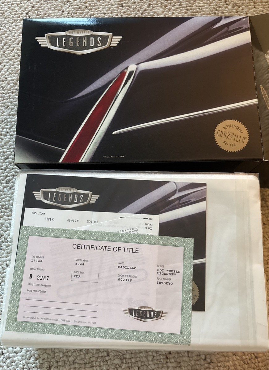 Hot Wheels Legends 1948 Cadillac Cadzilla - Opened 2 Car Set