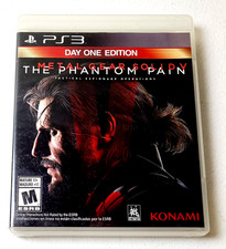 Metal Gear Solid V 5: The Phantom Pain Day One Edition (PS3, Playstation 3) CIB 