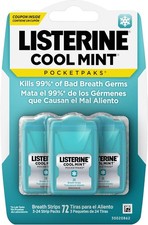 Breath Strips Cool Mint 24 Count 3 Pack Fresh Breath
