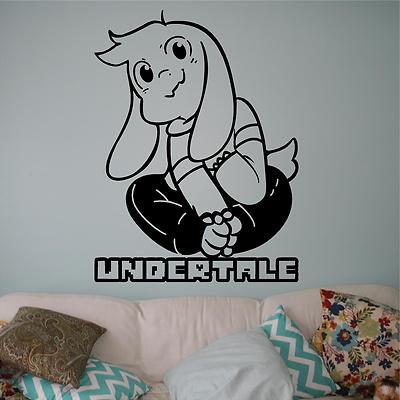 Vinyl Wall Decal. Sticker. Asriel Undertale