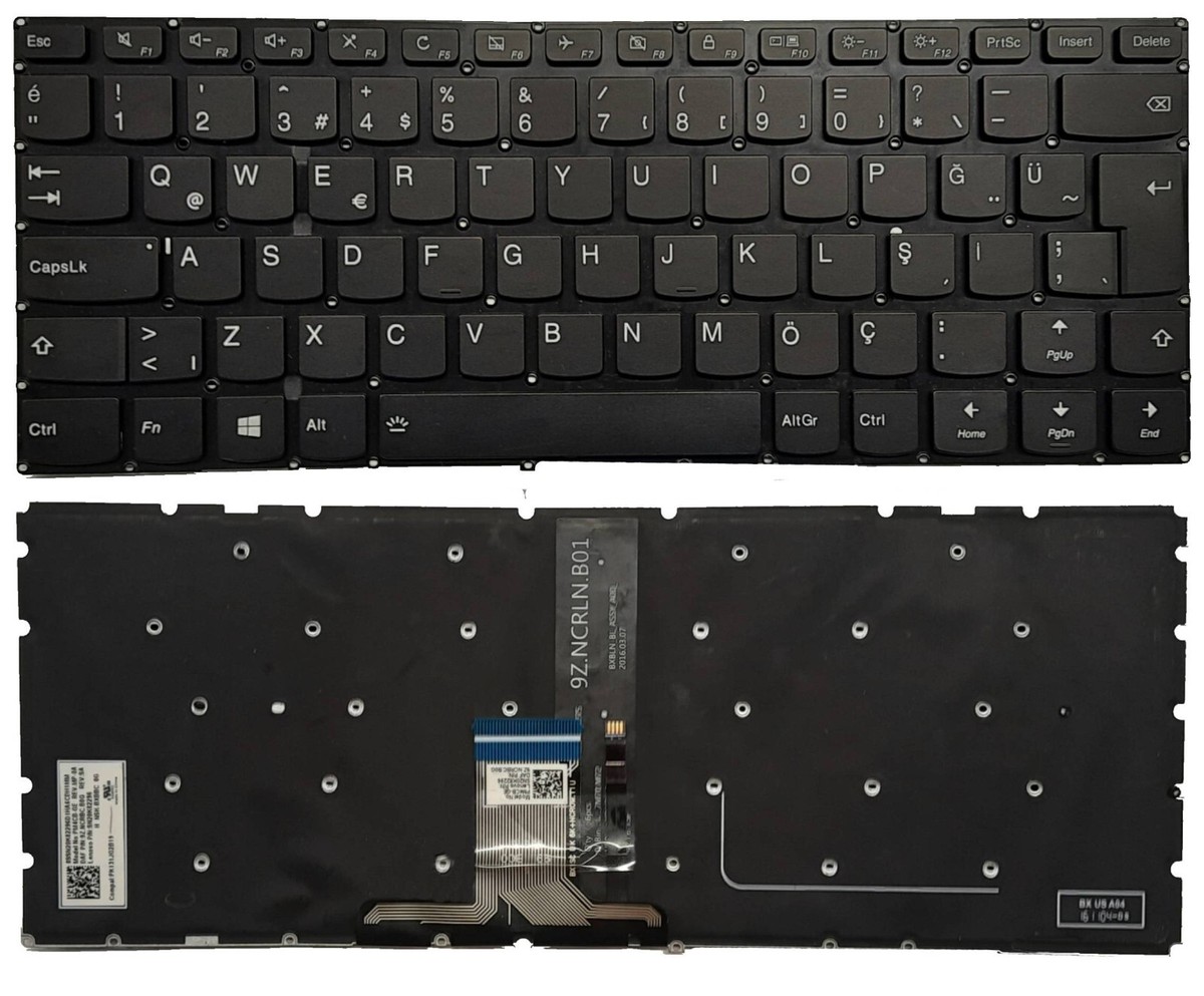 TURKISH Keyboard For Lenovo Yoga 310S-14ISK 510S-14ISK 510S-14IKB