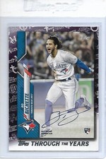 2021 Topps Through the Years Bo Bichette Blue Jays #TTY-30