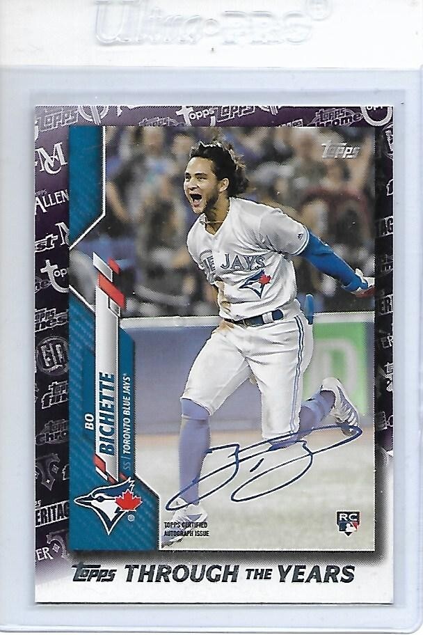2021 Topps Through the Years Bo Bichette Blue Jays #TTY-30