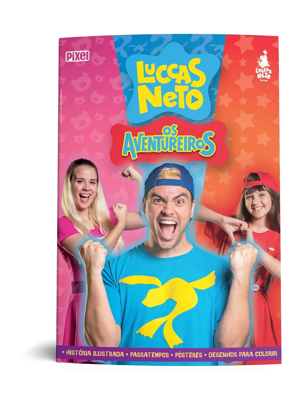 Livro de colorir Os Aventureiros - Luccas Neto Colouring Book : :  Books