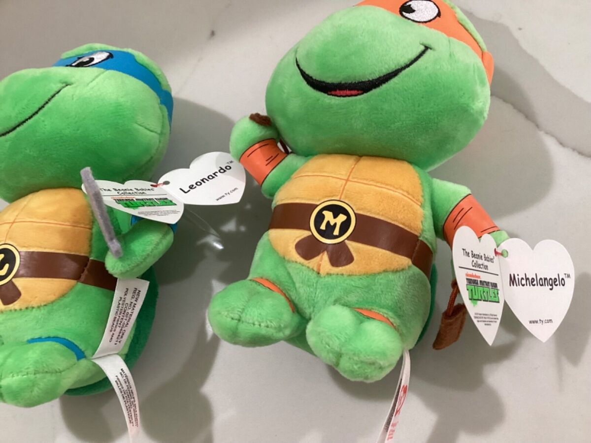 Ty Teenage Mutant Ninja Turtles Beanie Babies Complete Set Ty Teenage Mutant Ninja Turtles Beanie Babies Complete Set