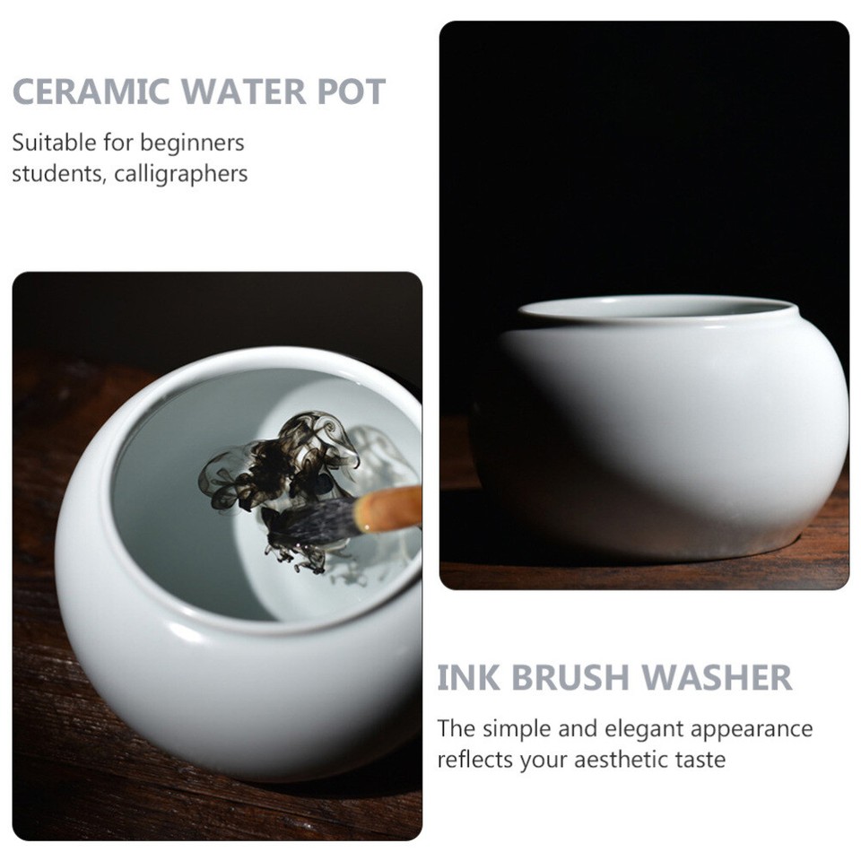 Washing Brush Pen Cylinder Ink Tea Ceremony Accessories Washer eBay