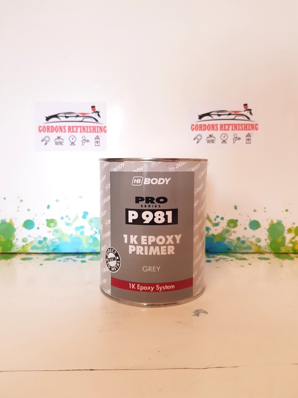 HB BODY PRO SERIES P981 1K Epoxy Primer Grey DTM - 1K EPOXY SYSTEM