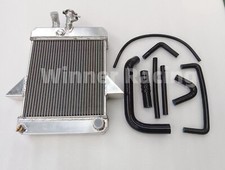 Fit Triumph GT6 1966 - 1973 aluminum radiator 70mm + silicone hose