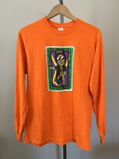 Bruno Mars 24k Magic 2018 World Tour Shirt Men  s Orange Long Sleeve Men's M