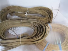Lot of Basket Making Weaving Chair Caning Supplies Reed Flat Round