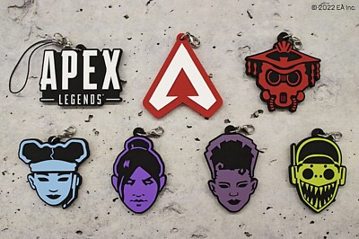 APEX LEGENDS Icon Rubber Strap Capsule Toy 7 Types Full Comp Set