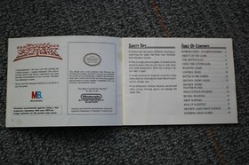 Captain Skyhawk NES Booklet