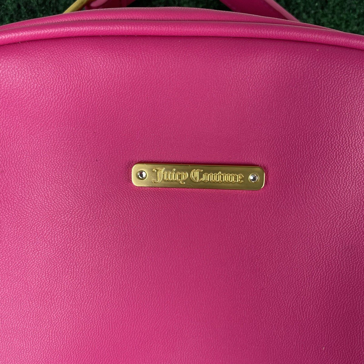 Juicy Couture Fuchsia Pink & Black Sequin  Travel School Backpack  - minor flaws Juicy Couture Pink Synthetic Travel Backpack main image 2