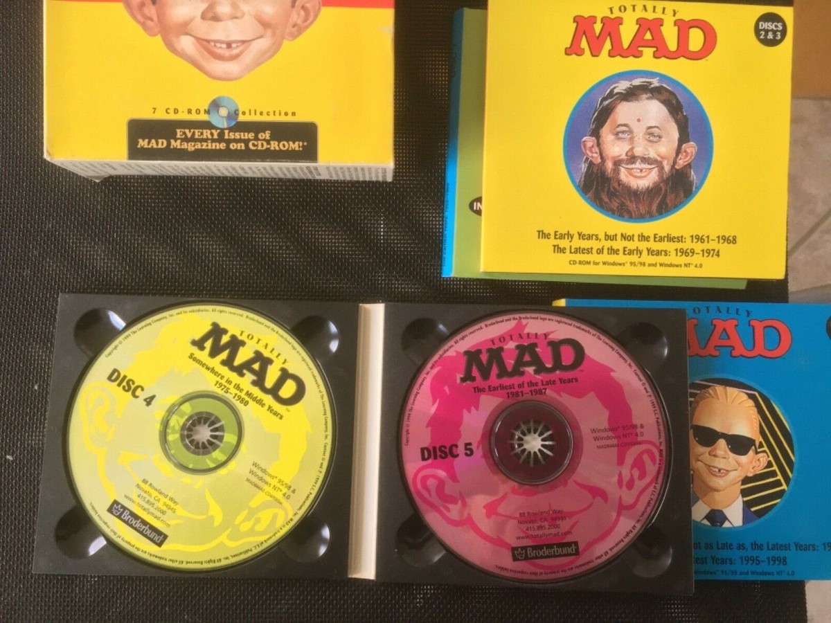 Totally Mad Magazine 7 CD ROM PC Every Issue from 1952 to