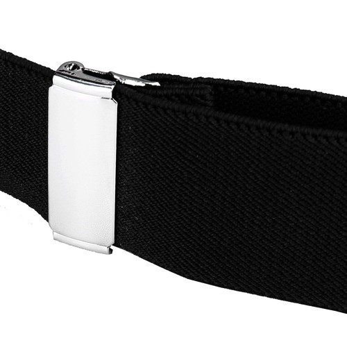 Buyless Fashion Button End Logger Men Suspenders 48" Adjustable 1 1/4" X Shape - Picture 4 of 84