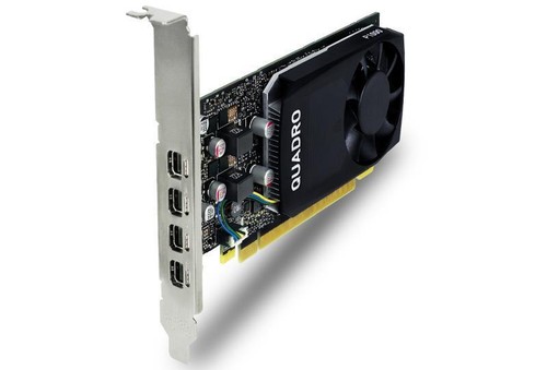 NVIDIA Quadro P1000 4GB GDDR5 4-Port Video Graphics Card / Module ...
