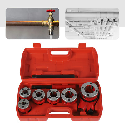 Ratchet Pipe Threader Kit Manueller Rohr Gewinde Ratsche Gewinde Die Kopf Set
