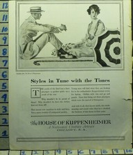 1919 KUPPENHEIMER MEN FASHION CLOTHING DESIGNER STYLE AD Y87