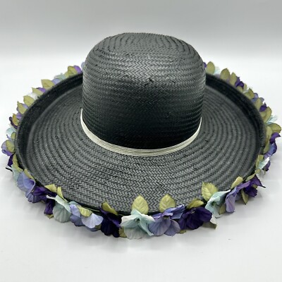 Wide brimmed hat by Giovannio New York ByVlada-Giovanni Distressed Wool Wide-Brim Hat | ByVlada NYC main image 4