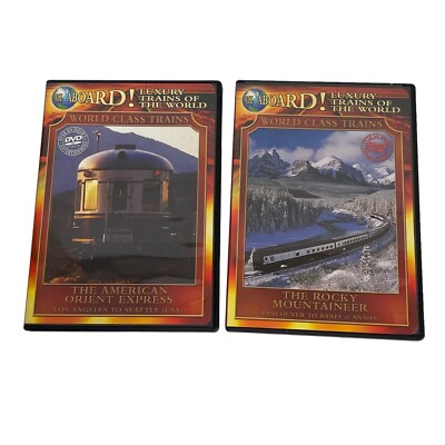 Luxury Trains of the World DVDs  Rocky Mountaineer American Orient Express