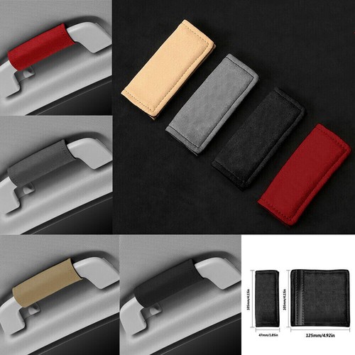 Cubierta de manija de puerta de coche barandilla de techo felpa reposabrazos protector de manija de coche universal - Imagen 4 de 17