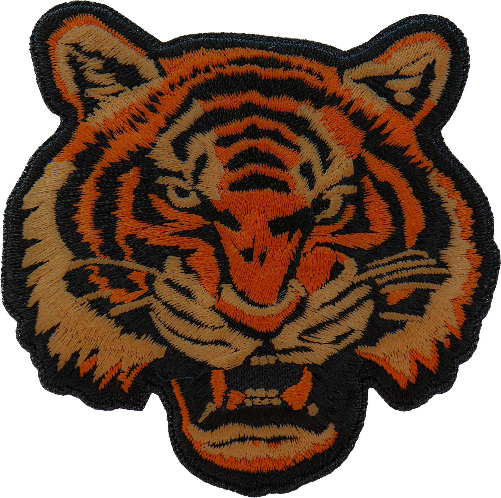 Vicious Tiger Iron on Patch - 3x3 inch - P7302