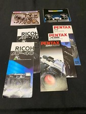 Vintage Pentax  Ricoh Camera Advertisements/Brochures Preowned 