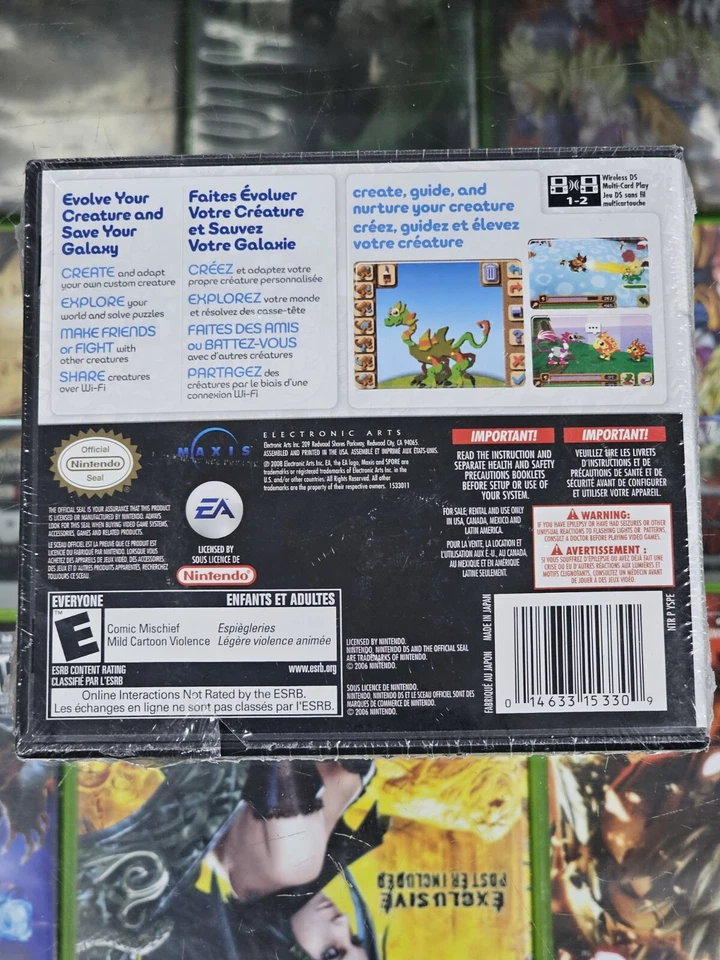 Spore Creatures (Nintendo DS, 2008) Electronic Arts Factory Sealed NEW - Image 2 of 4