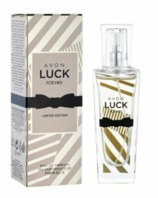 AVON LUCK FOR HER LIMITED EDITION 30ml EAU DE PARFUM PERFUME SPRAY WOMENS  NEW UK