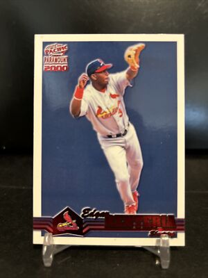 2000 Pacific Paramount Ruby Red Edgar Renteria Cardinals #199