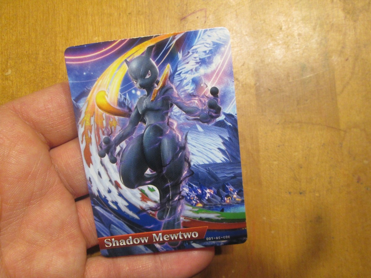 SHADOW MEWTWO CARD AMIIBO US EDITION POKKEN TOURNAMENT NINTENDO