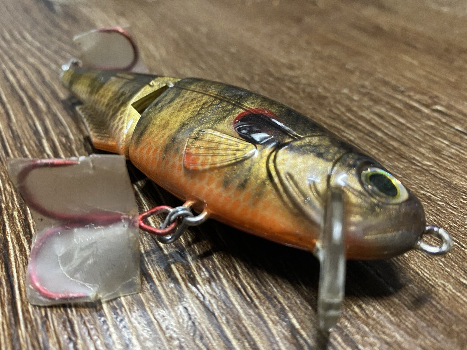 (2) Custom Painted Strike King- King Shad - Image 7