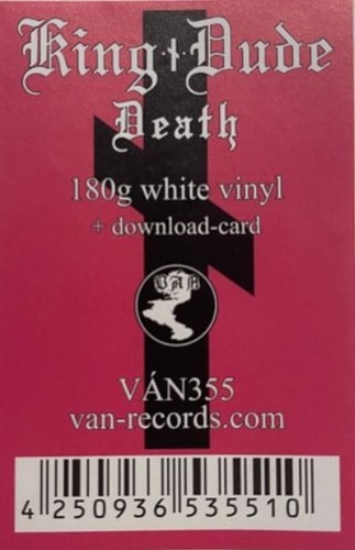 KING DUDE - DEATH LP 180g white VINYL Chelsea Wolfe Of The Wand And The Moon - Picture 2 of 2
