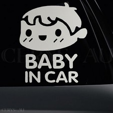Baby BOY In Car Stickers Reflective Car Vinyl Decal Sign Sticker Sign On Board