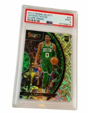 Jayson Tatum Rookie RC 2017 Select Scope Prizm PSA 9 insert #93 Celtics Pop 19