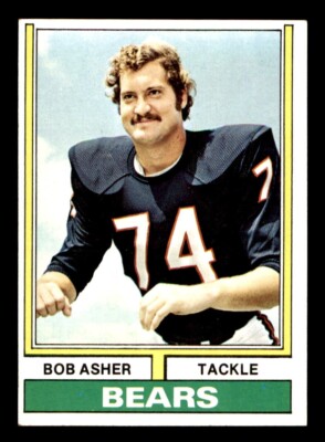 1974 Topps Football #256 Bob Asher EX/MT *d3