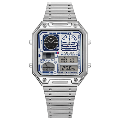 Citizen Star Wars R2-D2 Droid Ana-Digi Quartz Stainless Steel