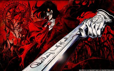 Anime hellsing CCG Gaming Mat Desk