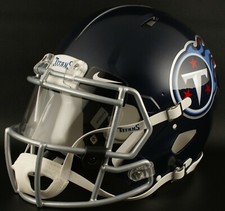 TENNESSEE TITANS NFL Authentic GAMEDAY Football Helmet w/ NIKE Eye Shield
