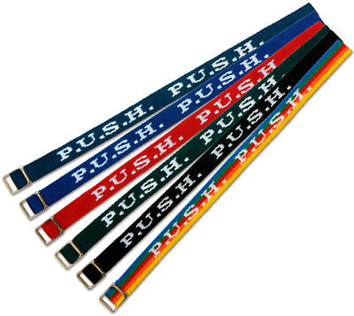 Armband gewebt PUSH Beten bis etwas passiert Powerarmband P.U.S.H. div Farben